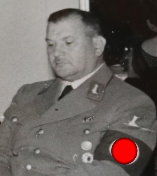 old photo - Rudolf Hess, Ernst Röhm as a guest at a banquet